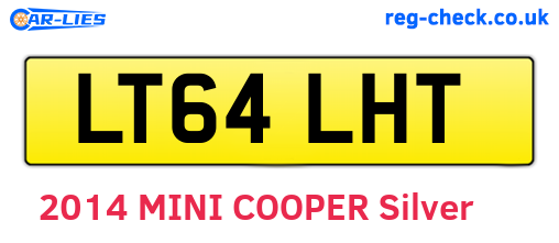 LT64LHT are the vehicle registration plates.