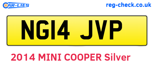 NG14JVP are the vehicle registration plates.