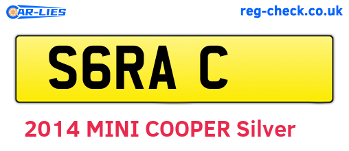 S6RAC are the vehicle registration plates.