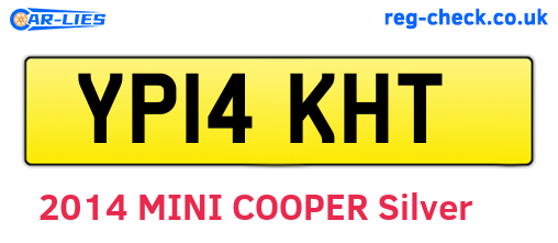 YP14KHT are the vehicle registration plates.