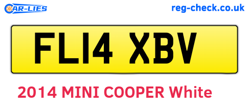 FL14XBV are the vehicle registration plates.