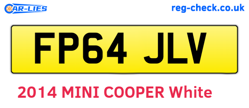 FP64JLV are the vehicle registration plates.