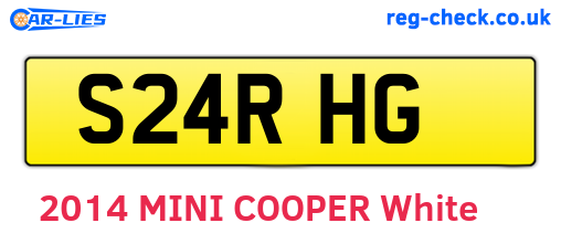 S24RHG are the vehicle registration plates.