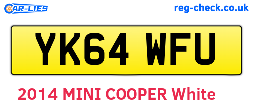 YK64WFU are the vehicle registration plates.