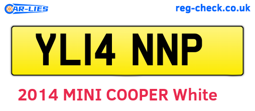 YL14NNP are the vehicle registration plates.