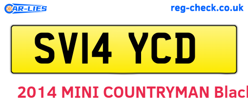 SV14YCD are the vehicle registration plates.