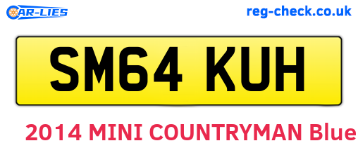 SM64KUH are the vehicle registration plates.