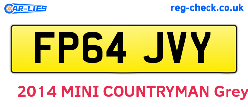 FP64JVY are the vehicle registration plates.