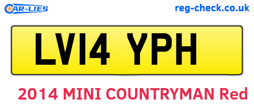 LV14YPH are the vehicle registration plates.