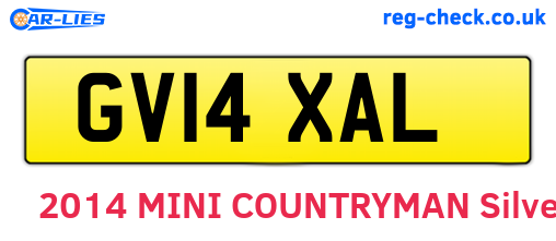 GV14XAL are the vehicle registration plates.