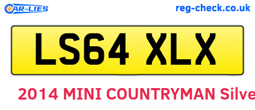 LS64XLX are the vehicle registration plates.
