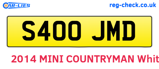 S400JMD are the vehicle registration plates.