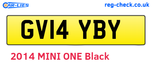GV14YBY are the vehicle registration plates.