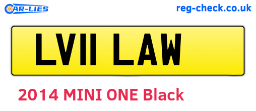 LV11LAW are the vehicle registration plates.