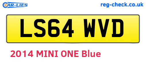 LS64WVD are the vehicle registration plates.