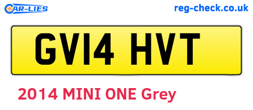 GV14HVT are the vehicle registration plates.