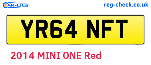 YR64NFT are the vehicle registration plates.