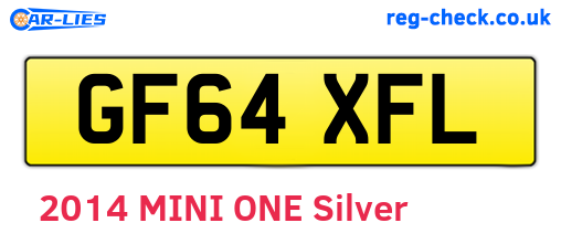 GF64XFL are the vehicle registration plates.