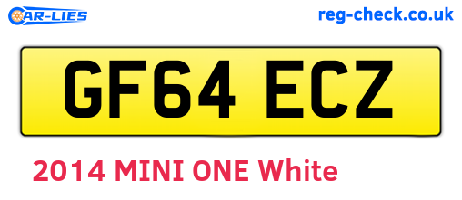 GF64ECZ are the vehicle registration plates.