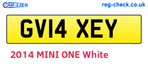 GV14XEY are the vehicle registration plates.