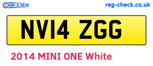 NV14ZGG are the vehicle registration plates.