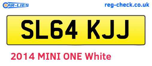SL64KJJ are the vehicle registration plates.