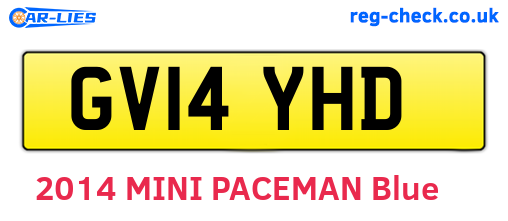 GV14YHD are the vehicle registration plates.