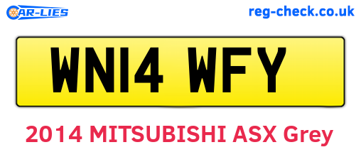 WN14WFY are the vehicle registration plates.