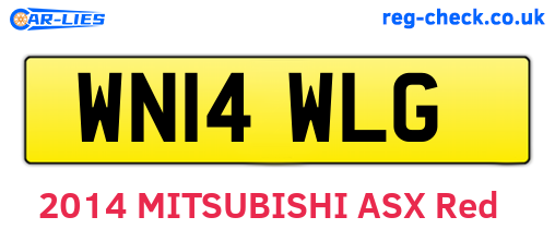 WN14WLG are the vehicle registration plates.