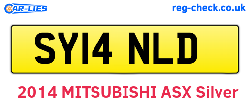 SY14NLD are the vehicle registration plates.