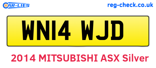 WN14WJD are the vehicle registration plates.