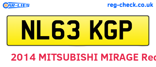 NL63KGP are the vehicle registration plates.