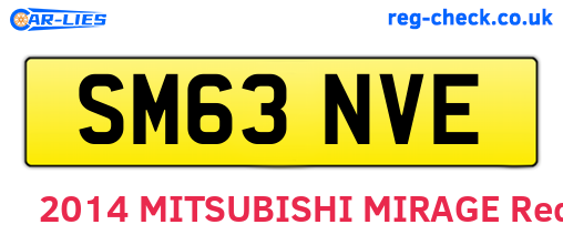 SM63NVE are the vehicle registration plates.