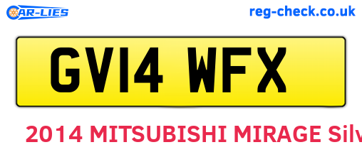 GV14WFX are the vehicle registration plates.