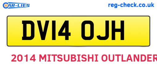 DV14OJH are the vehicle registration plates.