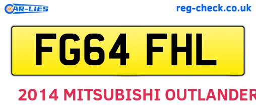 FG64FHL are the vehicle registration plates.