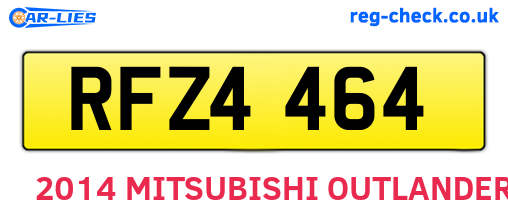 RFZ4464 are the vehicle registration plates.