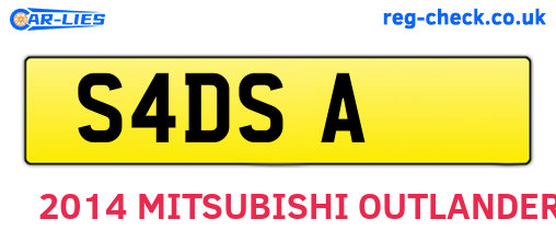 S4DSA are the vehicle registration plates.