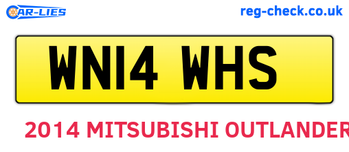 WN14WHS are the vehicle registration plates.