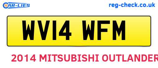 WV14WFM are the vehicle registration plates.