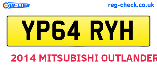 YP64RYH are the vehicle registration plates.
