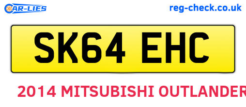 SK64EHC are the vehicle registration plates.
