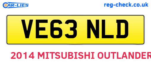VE63NLD are the vehicle registration plates.