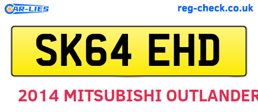 SK64EHD are the vehicle registration plates.