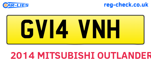 GV14VNH are the vehicle registration plates.