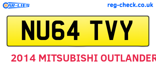 NU64TVY are the vehicle registration plates.