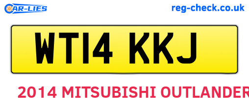 WT14KKJ are the vehicle registration plates.