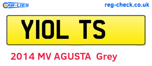 Y10LTS are the vehicle registration plates.