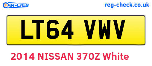 LT64VWV are the vehicle registration plates.