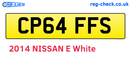 CP64FFS are the vehicle registration plates.